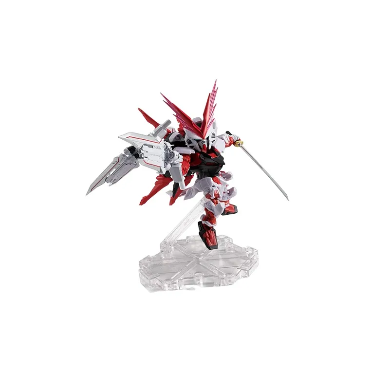 BANDAI Gundam Astray Collection NXEDGE NX STYLE BB Warrior SD Red Heretic Gundam Red Dragon Form 8cm Hobby Model-3