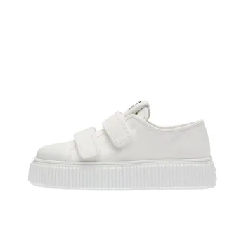 MIU MIU Low Top Stylish Skateboarding Shoes Women's White