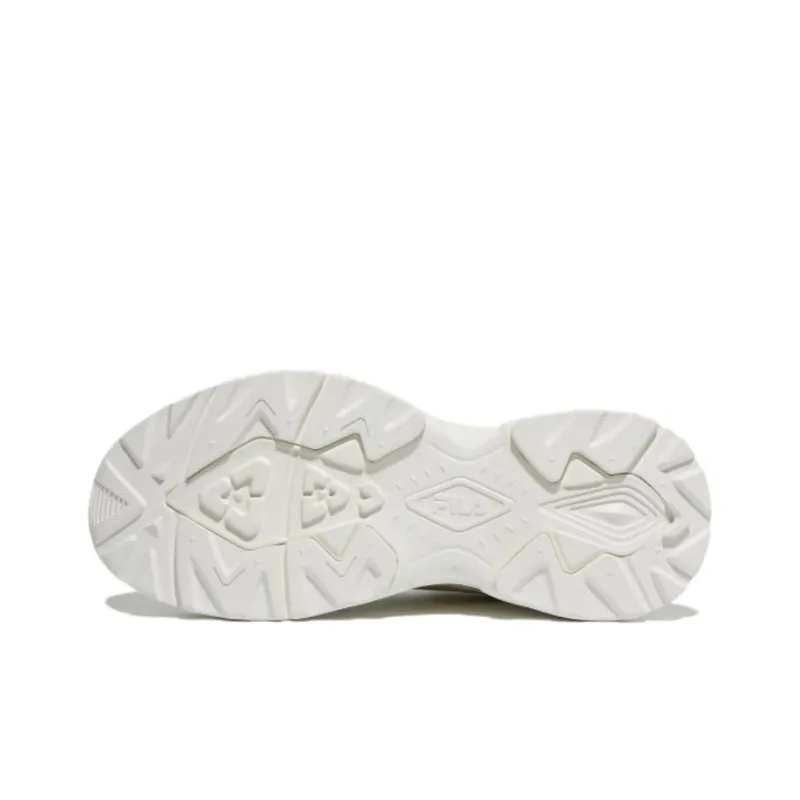 FILA Wood Block STR Cushioned Slip Resistant Abrasion Resistant Low Top Sports Casual Shoes Unisex White Korean Style-7
