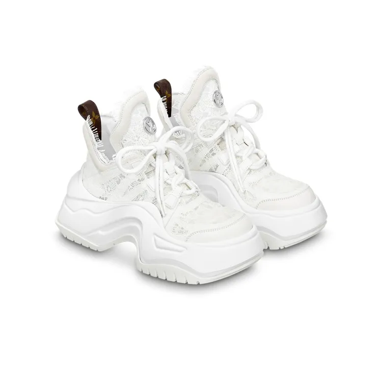 LOUIS VUITTON Archlight 2.0 Platform Sneakers 'White Lace' Women's-1