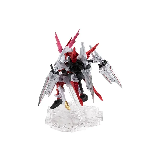 BANDAI Gundam Astray Collection NXEDGE NX STYLE BB Warrior SD Red Heretic Gundam Red Dragon Form 8cm Hobby Model-4
