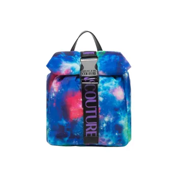 VERSACE JEANS COUTURE Fabric Backpack Regular Unisex Blue