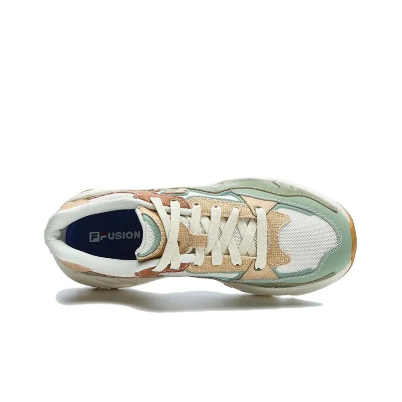 FILA FUSION Flash Sneakers 'Green White'-3