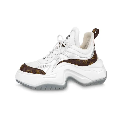 LOUIS VUITTON Archlight 2.0 Casual Shoes Women's Low-Top White/Brown