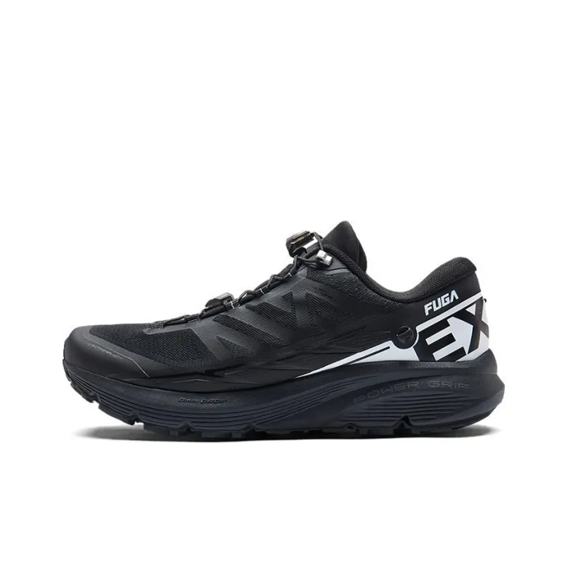 KAILAS FUGA Fuga EX 2 Anti Slip Wear Resistant Breathable Coverage Low Top Running Shoes Women's Ink Black-0
