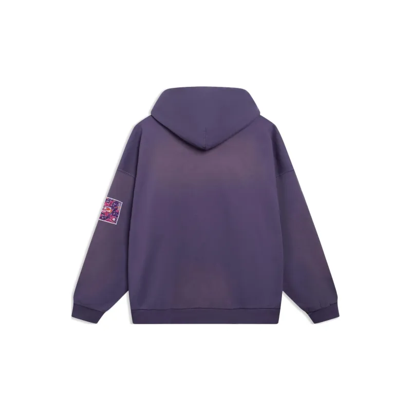 LiNing Sweatshirt Unisex Grape Gray Purple-0