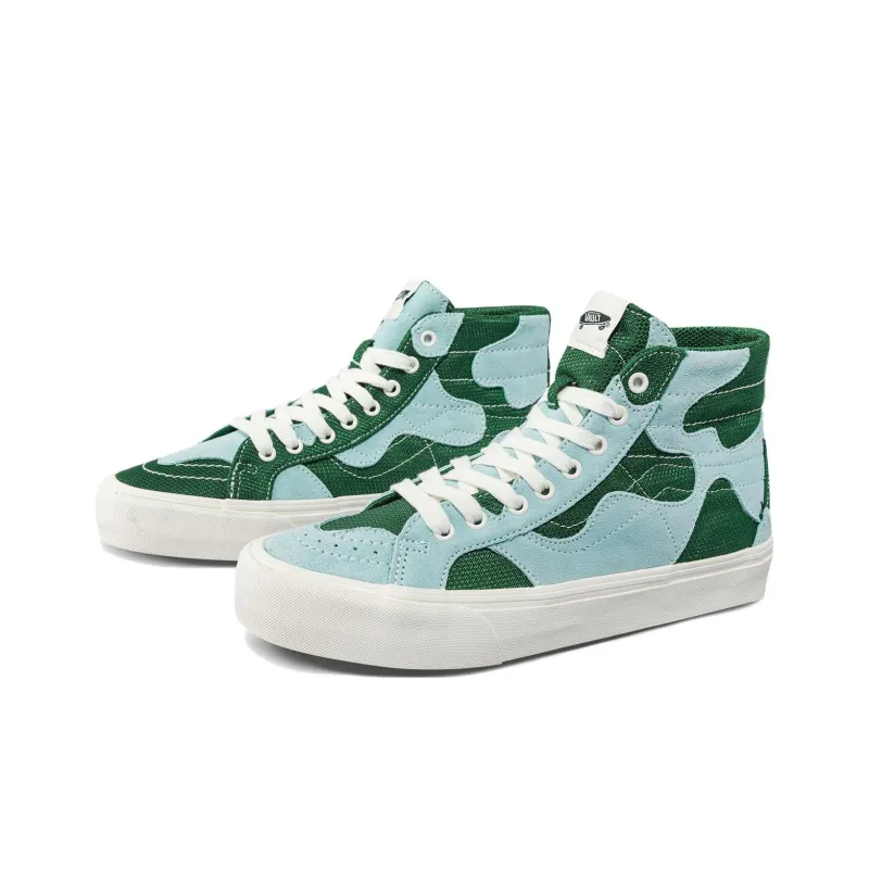Sk8 Vans Hi Wp VR3 Lx 'Patchwork Green Blue'-2