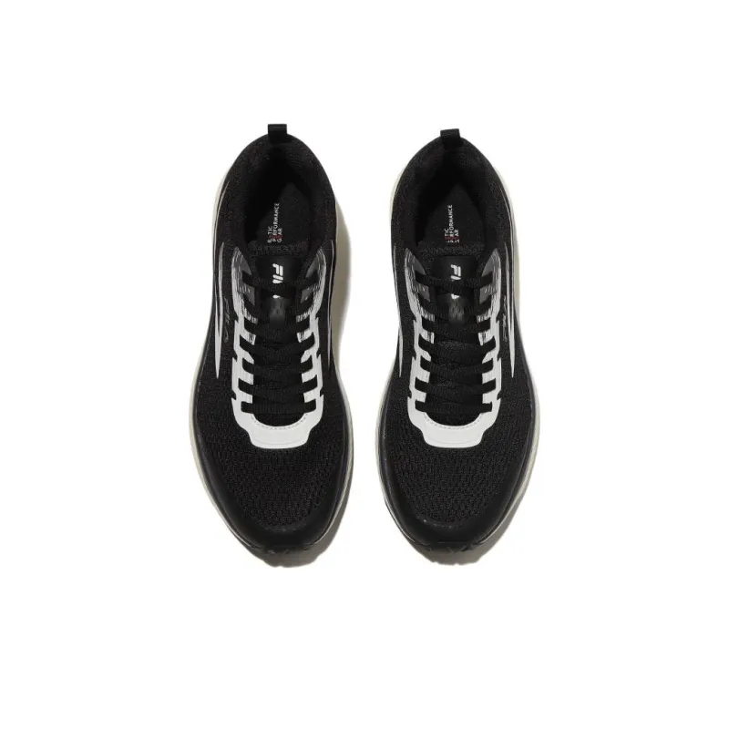 FILA RGB Flex 3.0 Cushioned Slip Resistant Abrasion Resistant Low Top Running Shoes Unisex Black White Korean Style-1