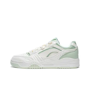 LiNing Yuebai Cushioning Anti Slip And Wear Resistant Low Top Sports Casual Shoes Women's White Green