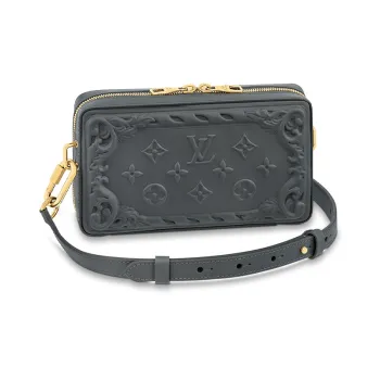 LOUIS VUITTON Soft Trunk Wearable Wallet Dark Shadow Gray