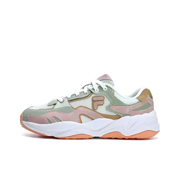 FILA FUSION Flash Sneakers 'White Green Pink' Women's