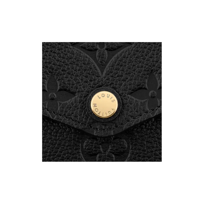 LOUIS VUITTON Pochette Felicie Zippered Insert Monogram Empreinte Noir-5
