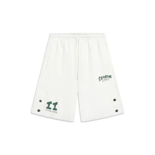 LINING Sports Life Collection Sports Shorts Unisex Ivory