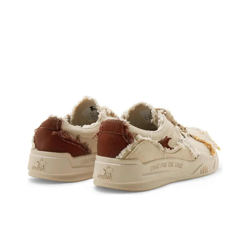STARTER Stars Shoes Low Top Trendy Board Shoes Women's White-3