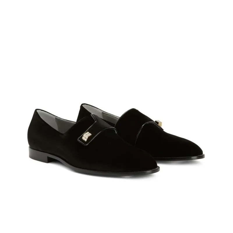 Giuseppe Zanotti Marty Velvet Loafers-2