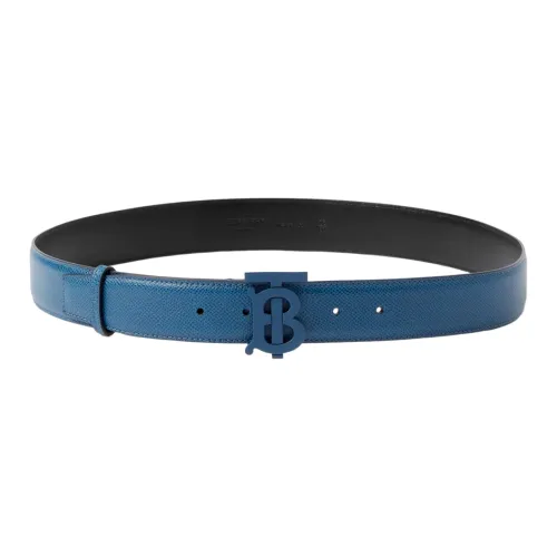 Burberry Leather Belts Men Blue