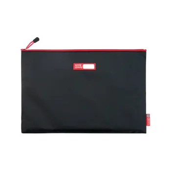 Rough Enough Canvas Canvas Bag Storage Bag A4 File Bag File Clutch Large Size Unisex Black