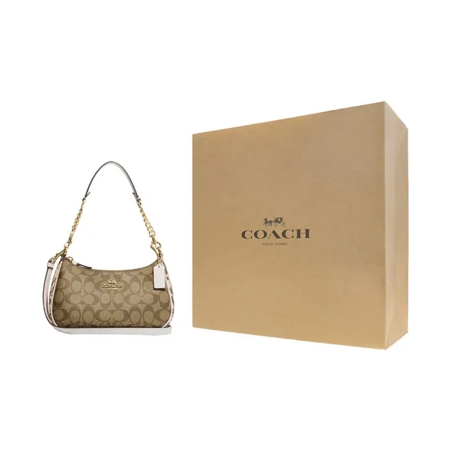 COACH Teri 24 Shoulder Bag In Signature Canvas-12