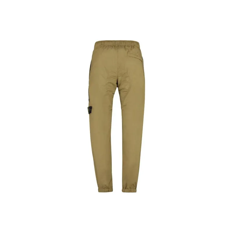 STONE ISLAND Knitted Sweatpants Men Ginger Yellow-1