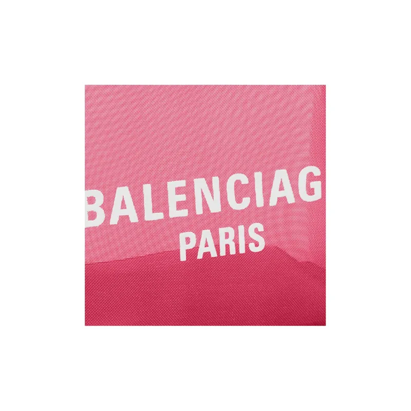 Balenciaga Mesh Tote Bag Shopping Bag Shoulder Bag Handbag Small Size Women's Pink-5