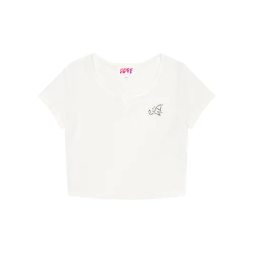 Bape SS23 APEE By A BATHING APE Crop Tops Women's