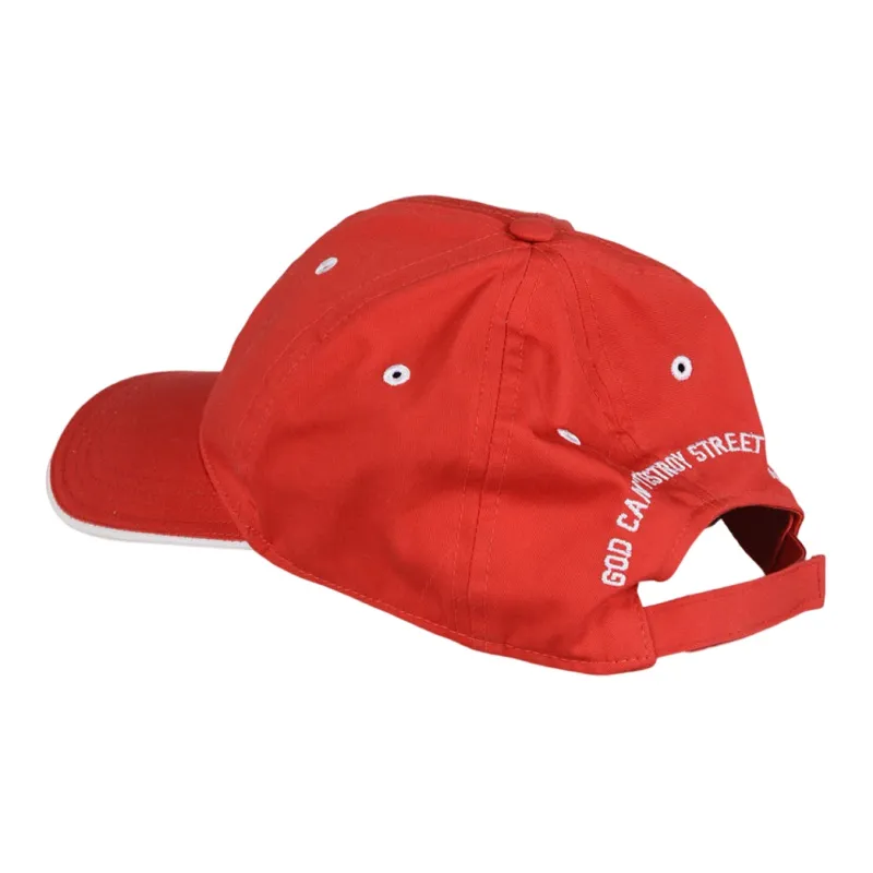 GCDS Baseball Caps Unisex Red-1