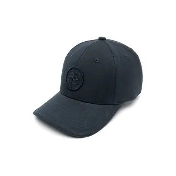 STONE ISLAND Compass Logo Embroidered Baseball Cap