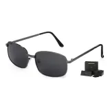 Gunmetal Frame with Gray Lens