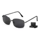 Gunmetal Frame with Gray Lens