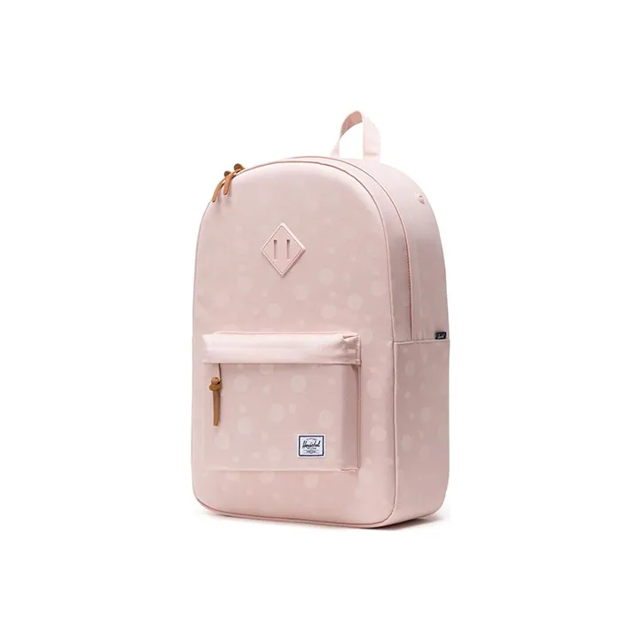 Herschel Leather Decorative Patch Backpack Large Size Women's Rose Pink-1