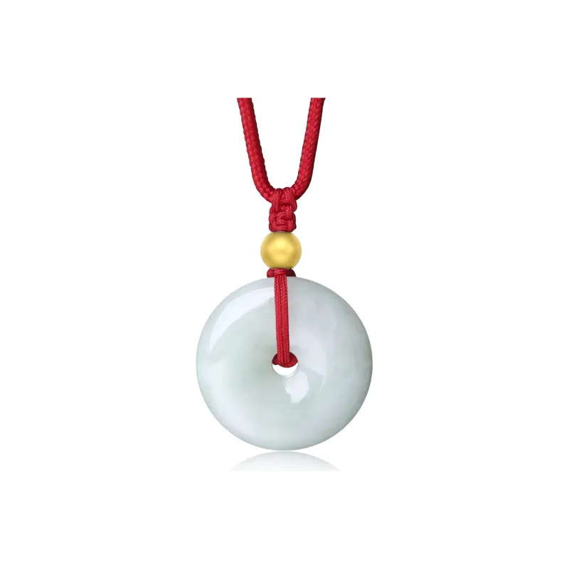 Qing Yi Glutinous Jade Jadeite Pendants Unisex-6