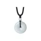 Jadeite Peaceful Buckle Pendant, Black