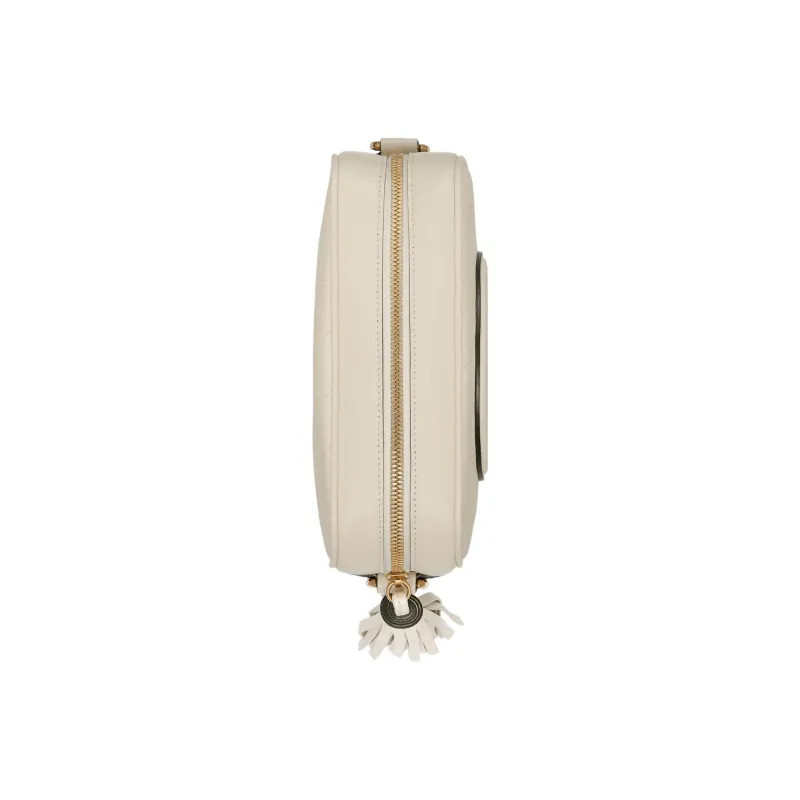 GUCCI Blondie Leather Crossbody Bag, Shoulder Bag Women's White-4