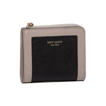 Kate Spade Margau Leather Wallet Small Size Women's Light Brown/Black