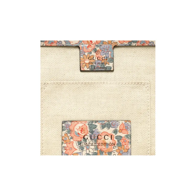 GUCCI Liberty Collaboration Leather Dome Bag, Shoulder Bag, Crossbody Bag, Handbag Medium Size Women's Multicolor-7