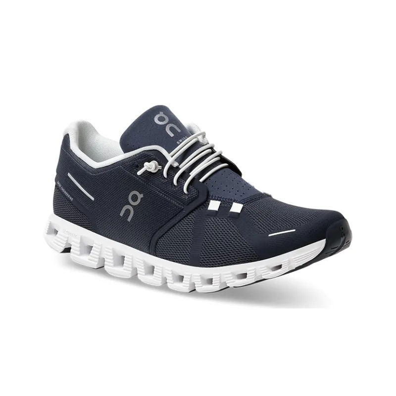 On Running Cloud 5 Midnight Navy White-2