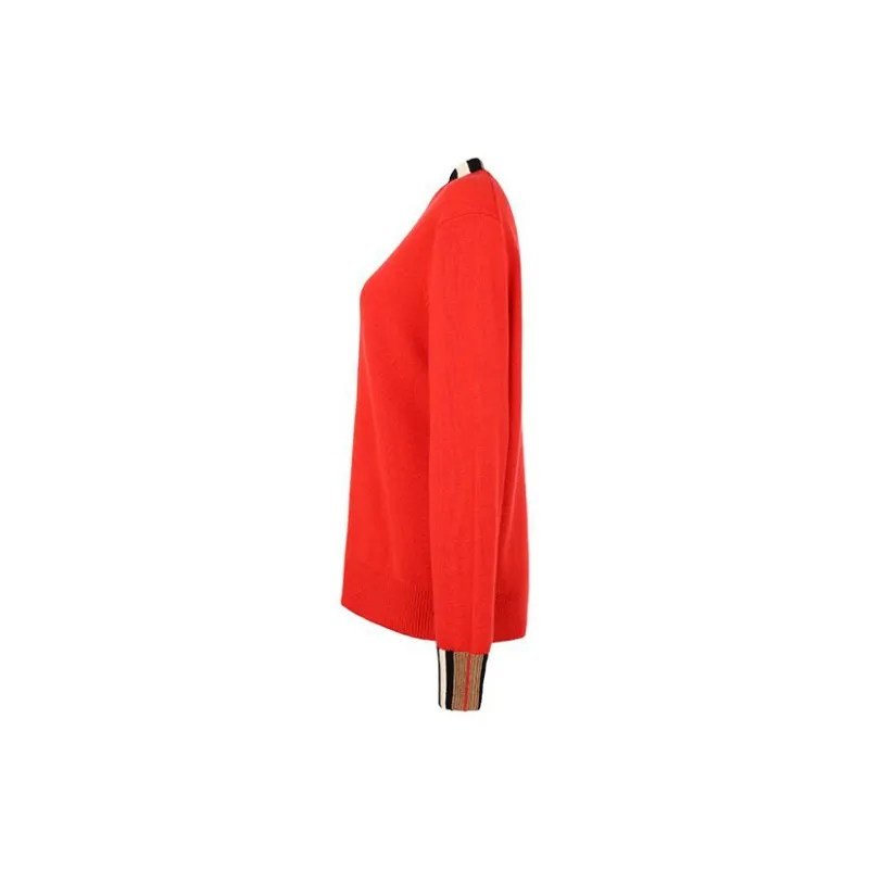 Burberry Cashmere Sweater Women's Red-2