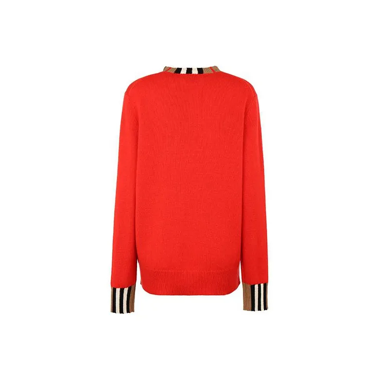 Burberry Cashmere Sweater Women's Red-1