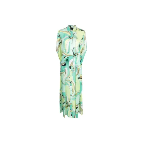 PINKO Long-Sleeved Dresses Women's Light Green