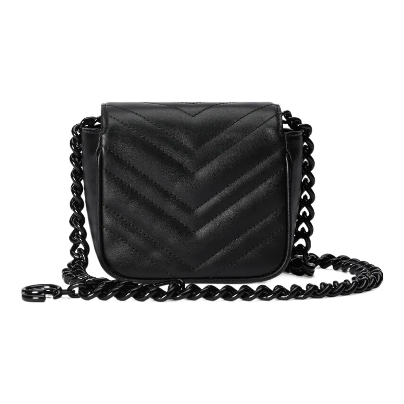 GUCCI GG Marmont Leather Fanny Pack Women's Black-6