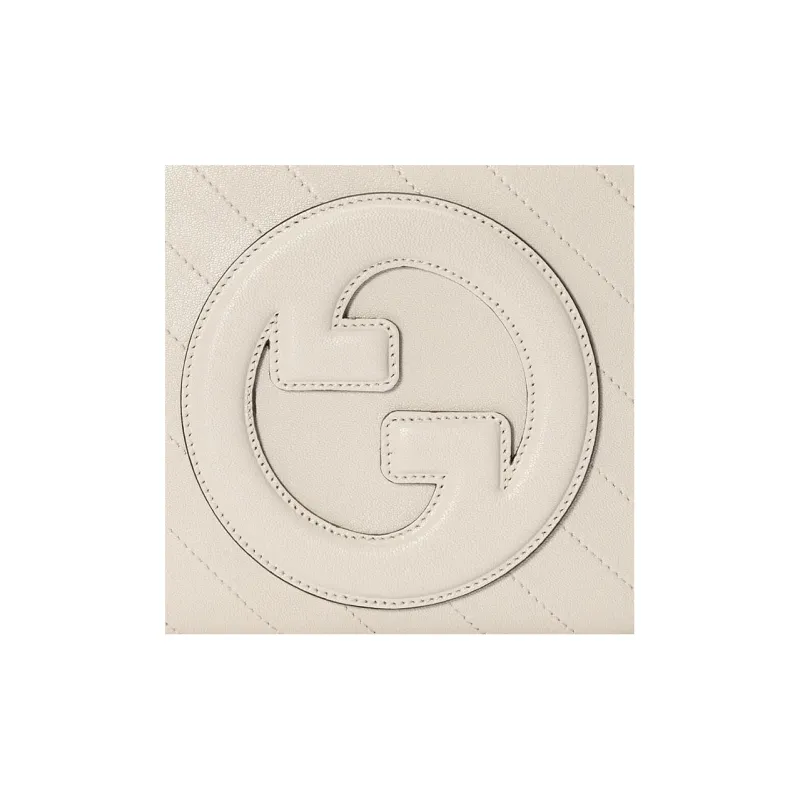 GUCCI Blondie Leather Crossbody Bag, Shoulder Bag Women's White-7