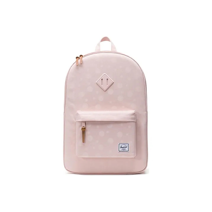 Herschel Leather Decorative Patch Backpack Large Size Women's Rose Pink-0