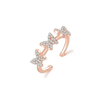 Agatha 925 Sterling Silver Open Ended Ring Women's