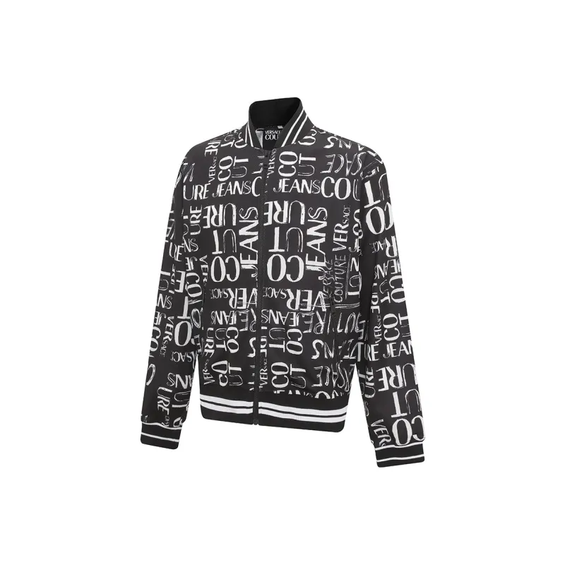 VERSACE JEANS COUTURE Men Logo-Print Zip-Up Sweatshirt Black-2