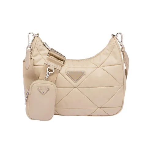 prada light Recycled avec Crossbody Bag Shoulder Bag Women's Desert Beige