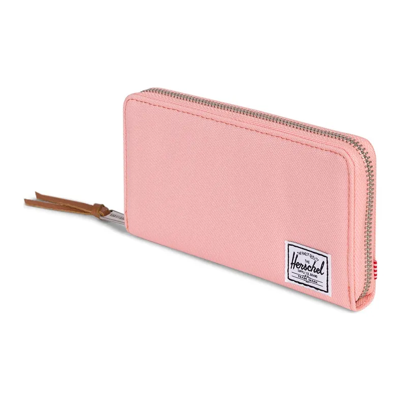 Herschel Polyester Money Clip Card Holder Handheld Wallet Regular Women's Peach Pink-1