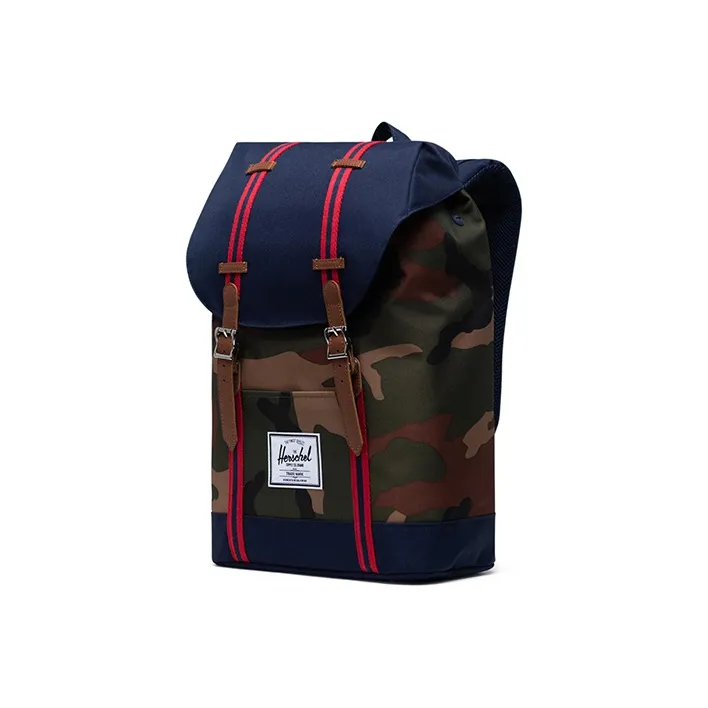Herschel Polyester Laptop Bag Backpack Large Size Unisex Woodland Camouflage-3