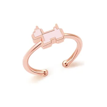 Agatha 925 Sterling Silver Open Ended Ring Women's Rose Gold