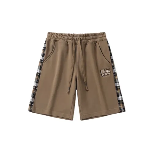 LAMLICKA Casual Shorts Unisex Brown