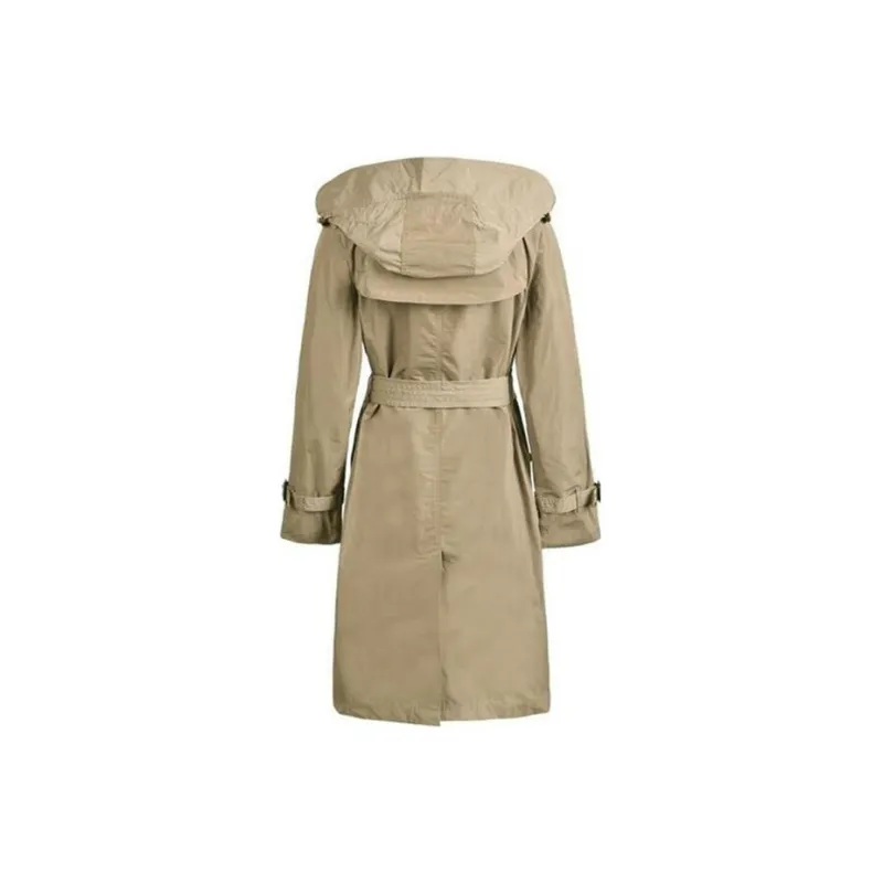 Burberry Trench Coats Women's Beige-1